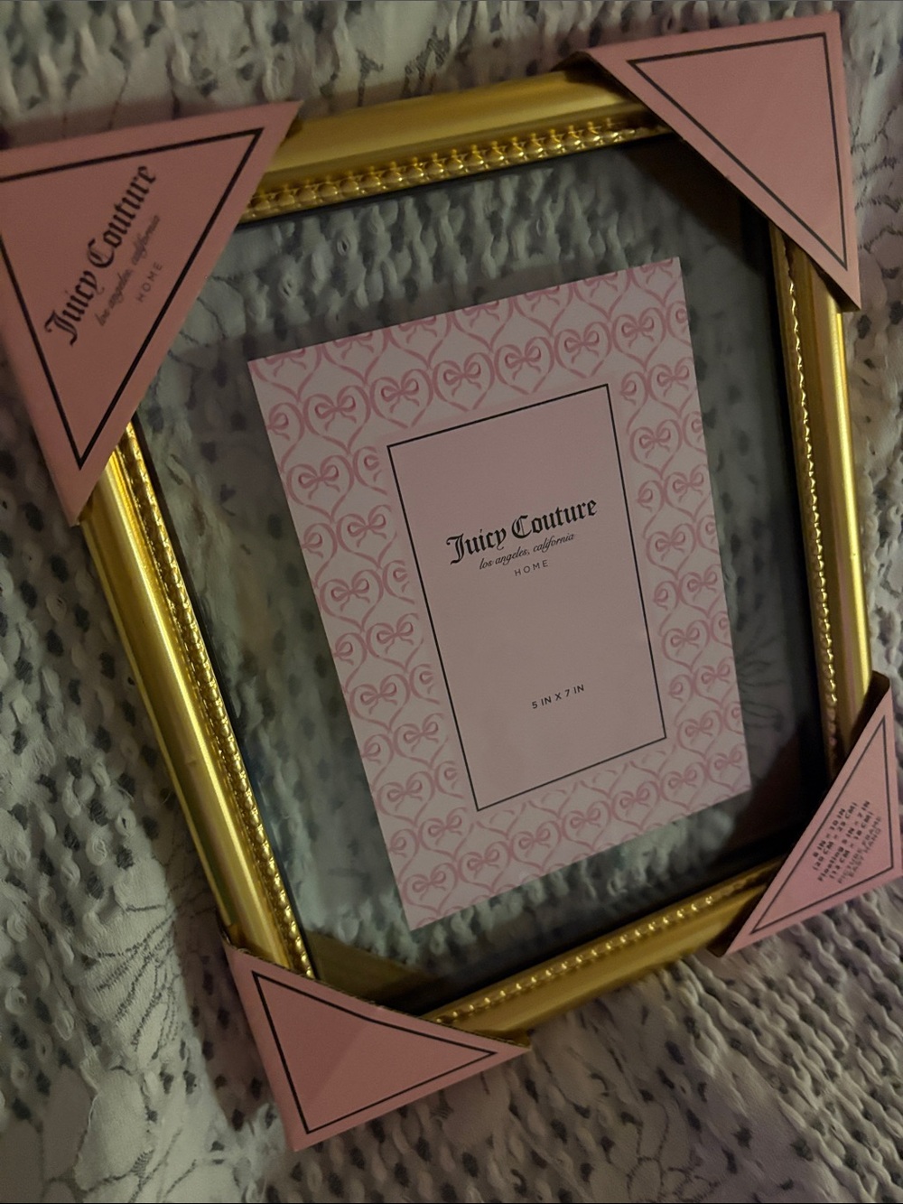 Juicy Couture Gold Frame 8x10 inches - Picture 5 of 6